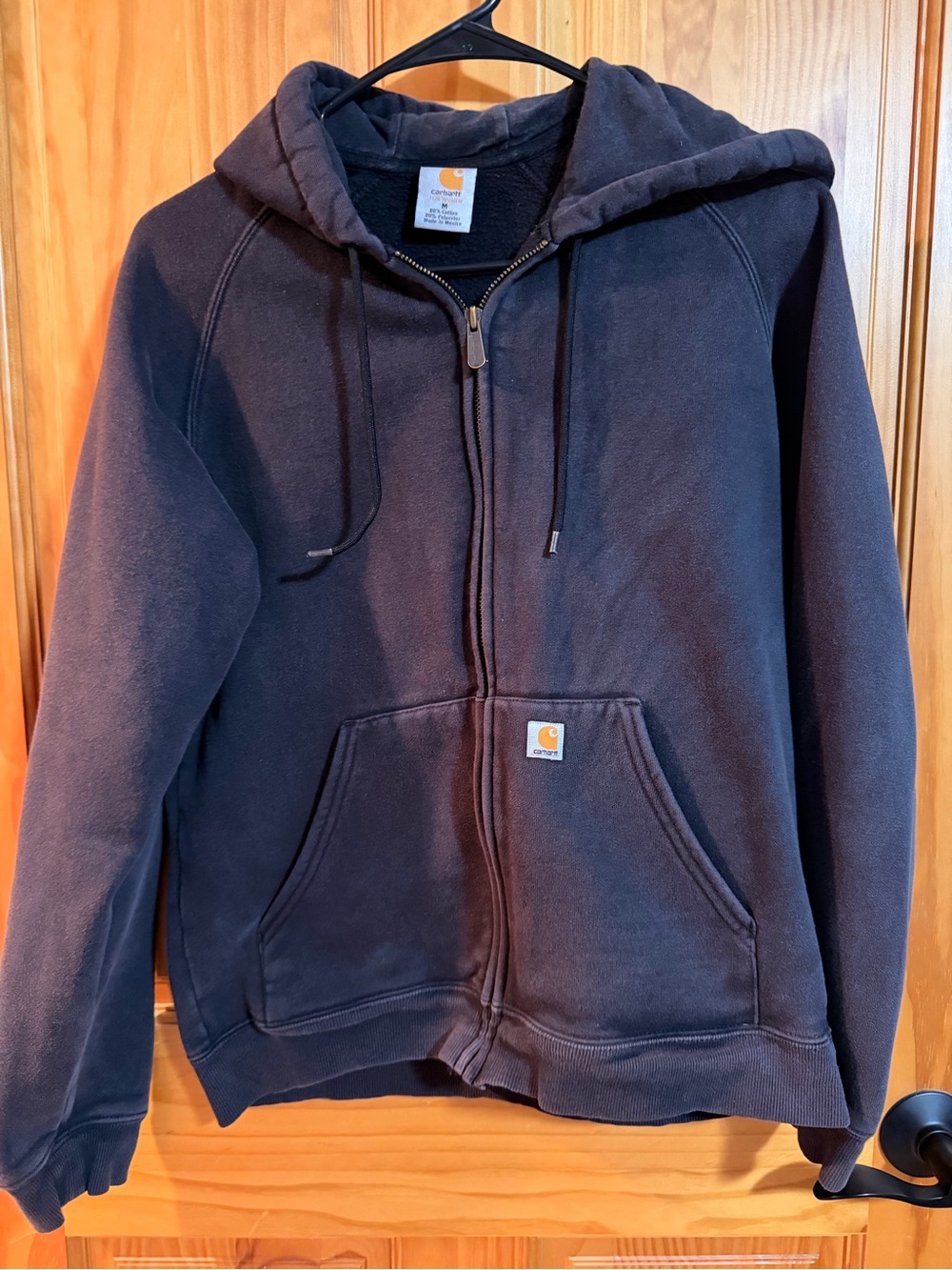 Carhartt Women’s Navy Zip-Up Hooded Sweatshirt